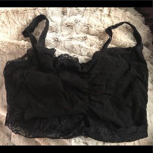 Black lace bralette size XL from Soma